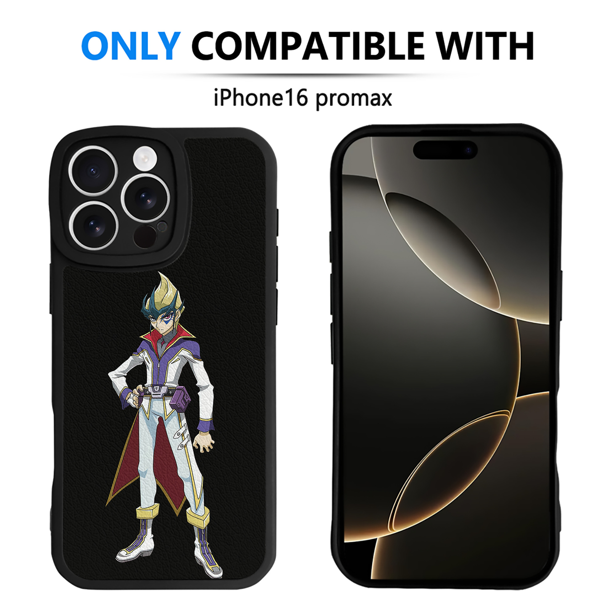 遊☆戯☆王 Yu-Gi-Oh! 【iPhone 16シリーズ対応】シリコンスマホケース（レザー調） 材質：シリコン